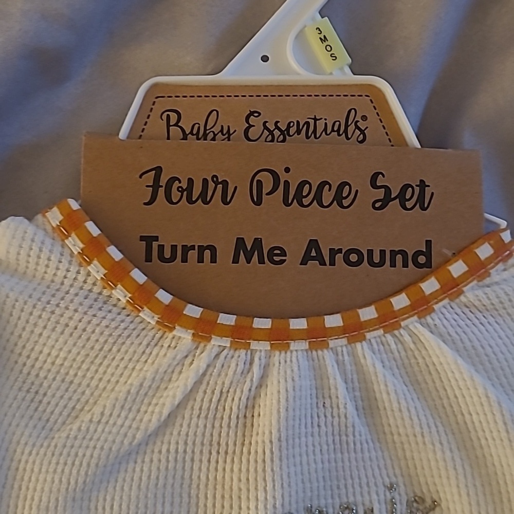 Baby 4 Piece Set, White, 3M - Picture 6 of 8